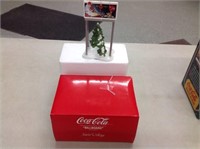 Coca Cola Hand Panted Ceramic and Metal Billboard