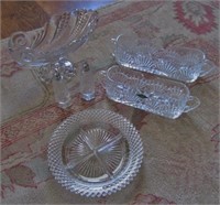 (6) Pieces of cut and Shannon Ireland crystal