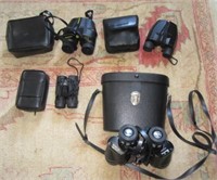 (4) Pairs of binoculars that includes, Bushnell,