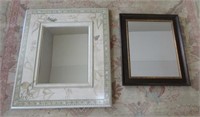 (2) Beveled wall mirrors. Largest measures: 33" x