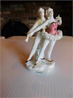 Ballet dancers figurine marked bone china