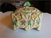 Small covered box (chip on lid)