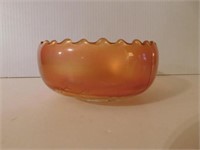 Marigold Carnival  Vintage Grape 5" cupped bowl