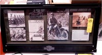 Framed Harley Davidson Picture