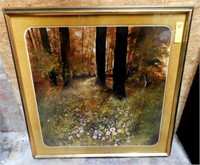 Framed Woods Picture