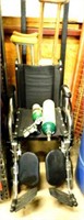 Childs Wheel Chair/2 Pairs of Crutches/Oxygen