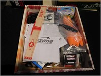 Box of misc. airplane parts