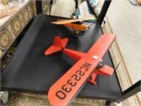 Lot of 2 Styrofoam battery powered airplanes -