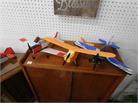 Lot of 3 Styrofoam Battery Powered Airplanes -