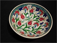 Beautiful Turkish Bowl - Hand made - stylized