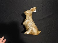 Cast Iron Rabbit - looking for his friend - 11"