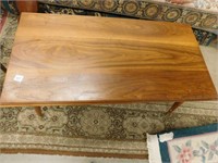 Solid wood coffee table - 34" long x 17" wide x