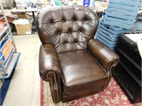 Large Over stuffed Lane Leather Recliner - really