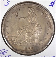 1877-S TRADE DOLLAR CH.XF/AU