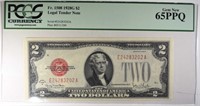 1928 G $2 LEGAL TENDER NOTE RED SEAL