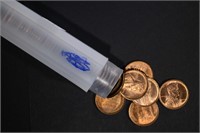 ROLL OF BU 1909-VDB LINCOLN CENTS: