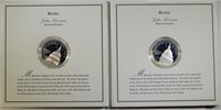 2 SILVER PROOF DOLLARS-1994 US CAPITOL