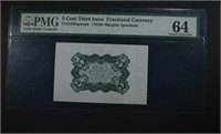 1863 5 CENT THIRD ISSUE FRACTIONAL CURRENCY