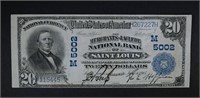 1902 PB $20 NATIONAL CURRENCY
