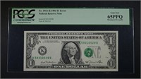 1981 $1 FEDERAL RESERVE NOTE PCGS 65PPQ