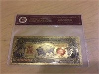 GOLD BANK NOTE