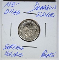 193-211 AD SILVER DENARIUS