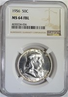 1956 FRANKLIN HALF DOLLAR NGC