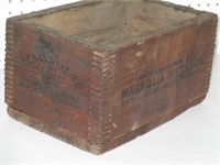 Magnolia Wood Box 13w7h9d