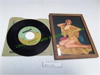 Music Record and Picture of Pinup Girl