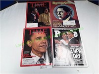 4 Magazines of Pres. Obama