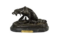 Bronze, "Bitch With Pups", P.J. Mene