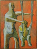 Morris Brodersen (1928- ) oil on canvas