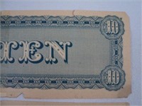 2 - $ 10.00 Confederate Currency