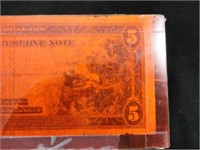 1914 Large $5 Federal Reserve Note