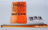 Pete Gray Autographed Vintage Baseball Bat.
