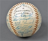 1955 Al Champions Ny Yankees Team Signed Ball