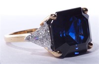 Important Sapphire and Diamond Ring