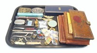 Leather Wallets, Pens, Belt Buckles, Pins & More