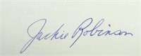 Jackie Robinson Autograph AAU Certified