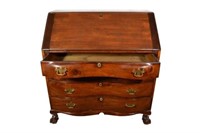 Desk, Oxbow Fall Front, Cherry 18th C