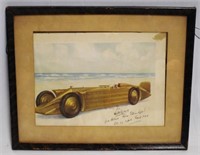 Framed Automotive Picture