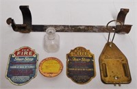 Lot of 6 Pieces of Fire Safety Memorabillia