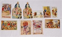 Lot of 9 Uncle Sam Trade Cards