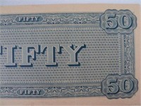 3 - $ 50.00 Confederate Currency