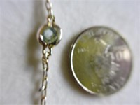 Topaz & Sterling Silver Necklace