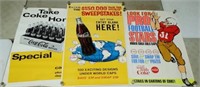 Lot of 3 Large Coca-Cola Advertising Posters