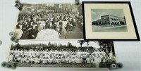 Lot of 3 Black and White Coca-Cola Photographs