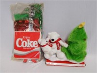 Lot of Coca-Cola Christmas Decorations