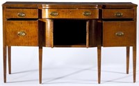 Southern Tiger Maple Federal Sideboard