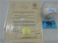 Albert Pujols Autographed Baseball AAU
